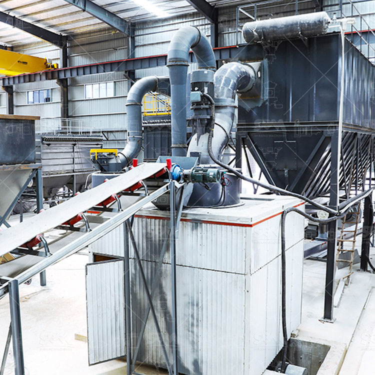 Control panel and external view of an LUM Ultrafine Vertical Mill, highlighting its automated PLC system and clean, sealed structure.